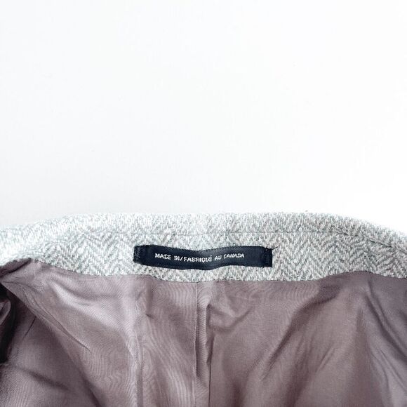 Arnold Palmer Mens Tweed Wool Herringbone Sport Coat Blazer Jacket Green Size 42 - Picture 4 of 12